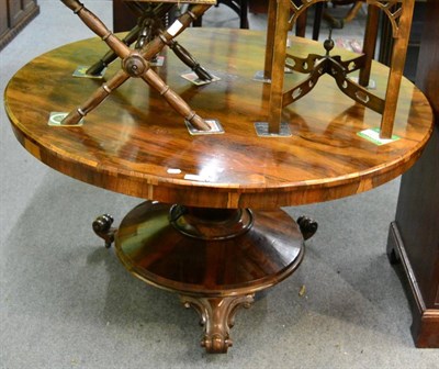 Lot 1291 - William IV rosewood breakfast table