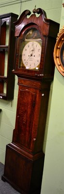 Lot 1313 - A longcase clock