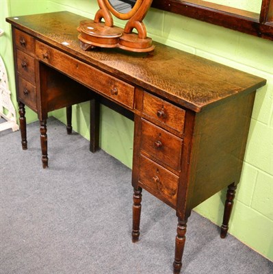 Lot 1316 - A 19th century oak dresser base