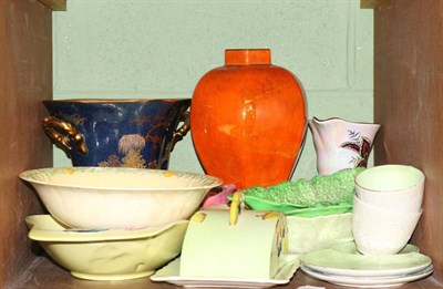 Lot 121 - A shelf of Carlton Ware and Mailing