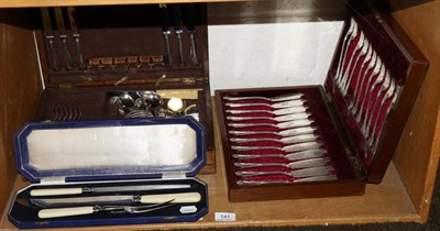 Lot 141 - A service of Hanovarian electroplated flatware by Alexander Clarke, six place settings, a...