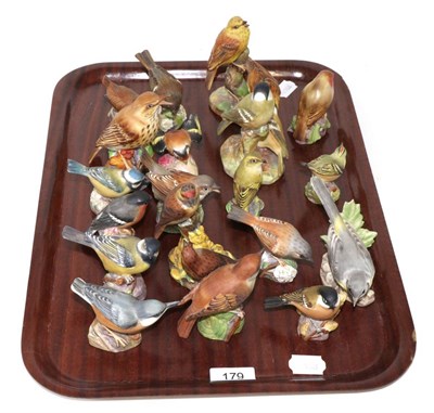 Lot 179 - A group of twenty Royal Worcester bisque bird models