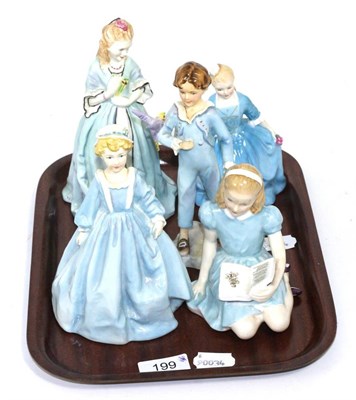 Lot 199 - Royal Worcester figures and one Doulton figure