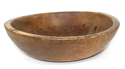 Lot 380 - Sycamore large bowl (a.f.)