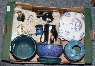 Lot 494 - A Crown Ducal ware coffee set; with another, and various vases, planters etc (qty)