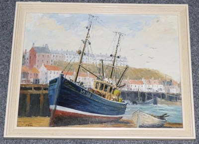 Lot 518 - Jack Rigg, Whitby, oil, signed