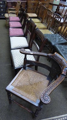 Lot 655 - Six various 19th century and later chairs