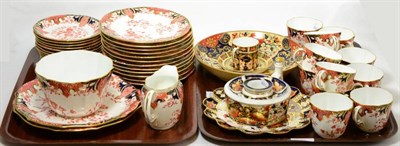 Lot 37 - A collection of 19th/20th century Royal Crown Derby Imari palette porcelain including, twelve...