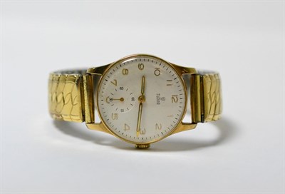 Lot 68 - A 9ct gold Tudor wristwatch