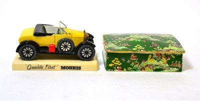 Lot 170 - A Carlton Ware Morris model; and a Royal Winton box and cover