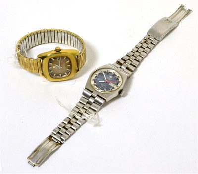 Lot 257 - A gents Tissot wristwatch Automatic PRGL516 together with a gents Tissot Seastar wristwatch