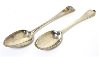 Lot 282 - An early 18th Cenutry silver Britannia standard dog nose table spoon with rat tail bowl, Andrew...