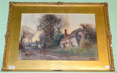 Lot 1010 - Henry Charles Fox (British, 1860-1925), Bessington, North Devon, watercolour, signed and dated 1904