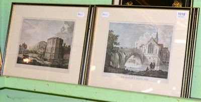 Lot 1018 - A set of ten coloured book plates of York, published 1807 by I Halfpenny, York together with a...