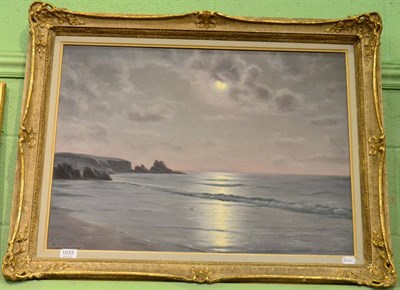 Lot 1033 - Robert de la Corbiere, St Pierre de Gerberon, oil on canvas, signed  Provenance: Rustington...