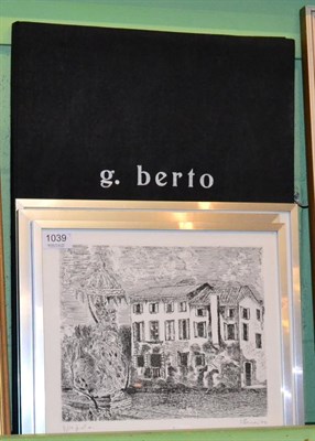 Lot 1039 - Gianpaolo Berto (Italian b.1940) a folio of signed prints dated 1970, and three framed examples