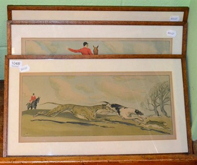 Lot 1048 - A set of three colour lithographs after Frank Gillett retailed by Stacey London with Fine Art Guild