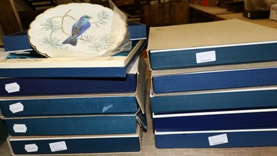 Lot 1071 - Royal Worcester The Birds of Dorothy Doughty, limited edition collectors plates (10)