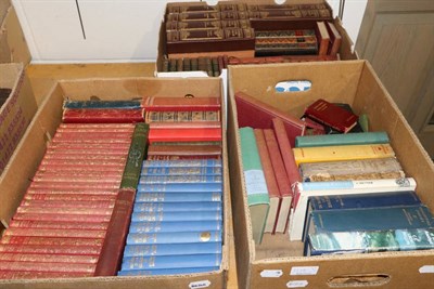 Lot 1114 - Three boxes of miscellaneous volumes including Dickens, Kipling and H V Morton, some good...