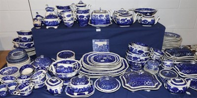 Lot 1138 - A large collection of blue and white wares