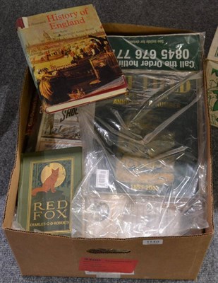 Lot 1148 - A box of books including shooting times, red fox, modern motors etc