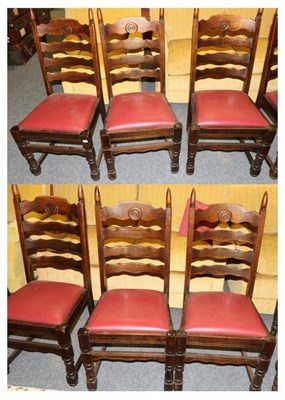 Lot 1168 - A set of five dining chairs