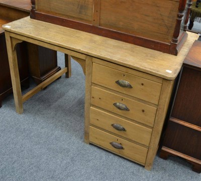 Lot 1209 - A pine desk