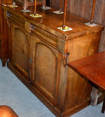 Lot 1249 - A mid 19th century rosewood sideboard of small proportions