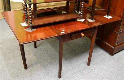 Lot 1256 - A 19th century mahogany Pembroke table