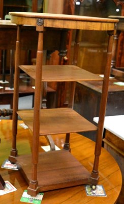 Lot 1273 - A Regency mahogany occasional table with three shelf stretchers