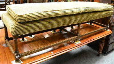 Lot 1343 - An upholstered window seat