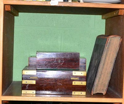 Lot 200 - One volume modern farriery and three hinged boxes