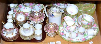 Lot 215 - Royal Doulton part dinner and tea service, together with a group of Noritake tea wares