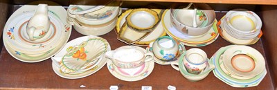 Lot 227 - Collection of Clarice Cliff dinner wares of varied patterns