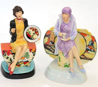 Lot 317 - Two Kevin Francis figures ";Clarice Cliff"; and ";Afternoon Tea"