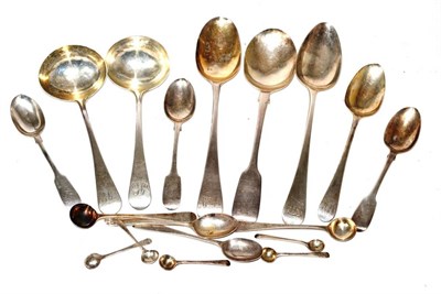 Lot 403 - A collection of silver spoons