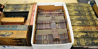 Lot 427 - Small group of books including encyclopedias, the Works of Shakespeare and other novels (in...