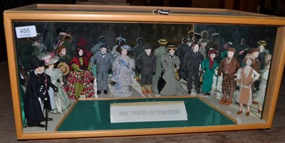 Lot 455 - A framed display '100 Years of Fashion'