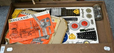 Lot 464 - Meccano set No.6 loose parts and instructions