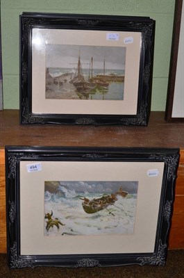 Lot 494 - Four various marine prints (4)