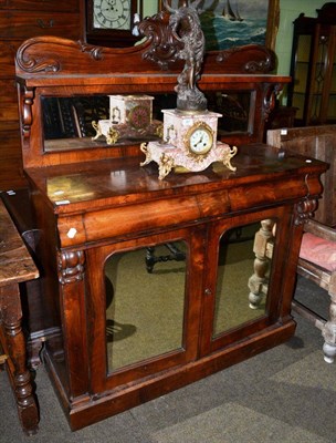 Lot 592 - A Victorian rosewood chiffonier