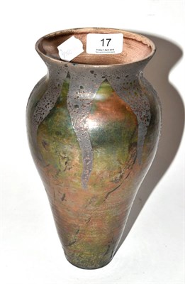 Lot 17 - High fired lustrous vase