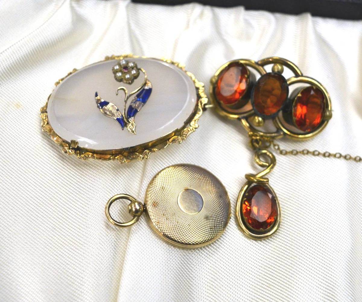 Lot 88 - A group of three Victorian pieces of