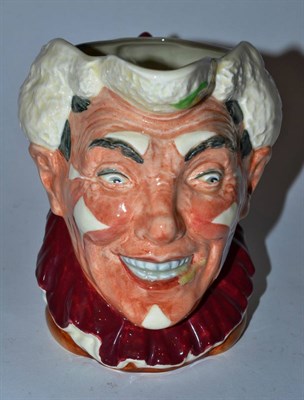 Lot 150 - A Royal Doulton character jug The Clown, with white hair