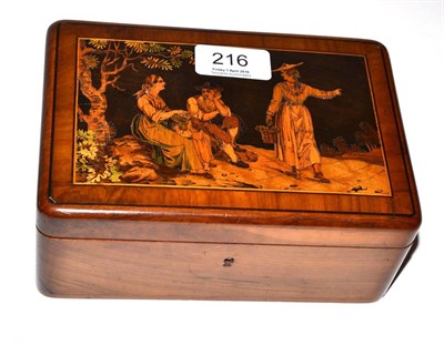 Lot 216 - A Sorrento jewellery box