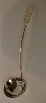 Lot 337 - A Victorian silver ladle