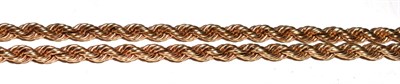 Lot 521 - A 9ct spiral link gold bracelet