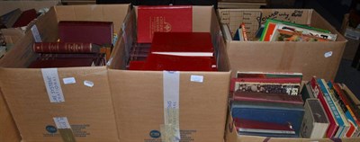 Lot 1007 - Seven boxes of books including reference and novels