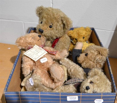 Lot 1032 - Assorted modern Deans Rag Book teddy bears including a large Dylan, Winston, Telford Toby,...