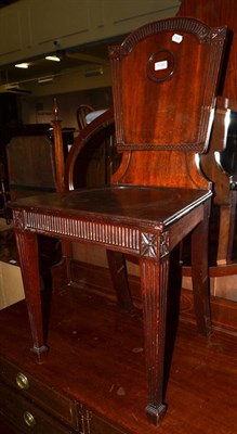 Lot 1086 - A 19th century hall chair